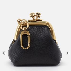 Hobo Run Frame Pouch in pebble leather